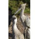Pair Vintage Stone Herons