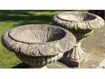 Antique Stone Urns (Pair)