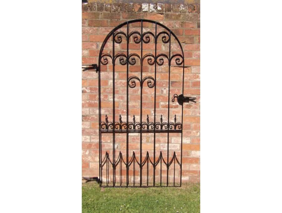 A Wrought Iron Garden Gate
