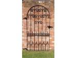 A Wrought Iron Garden Gate