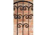 A Wrought Iron Garden Gate