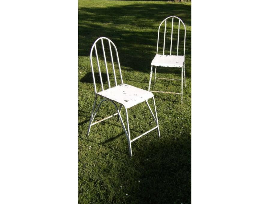 Pair of Vintage Garden Chairs