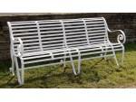 Antique Wrought-Iron Garden Bench