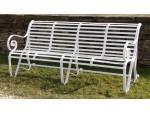 Antique Wrought-Iron Garden Bench