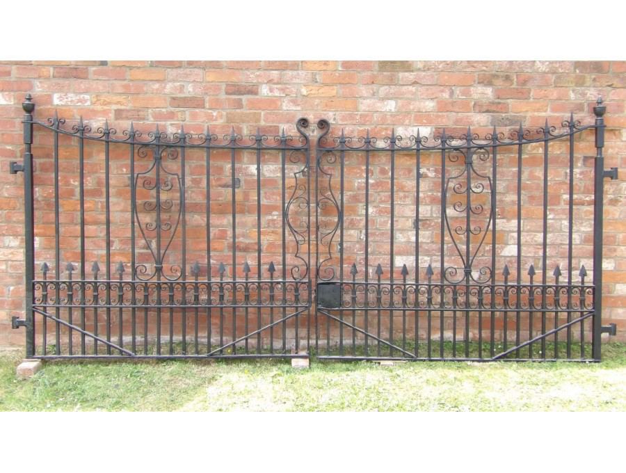Pair of Wrought-Iron Gates