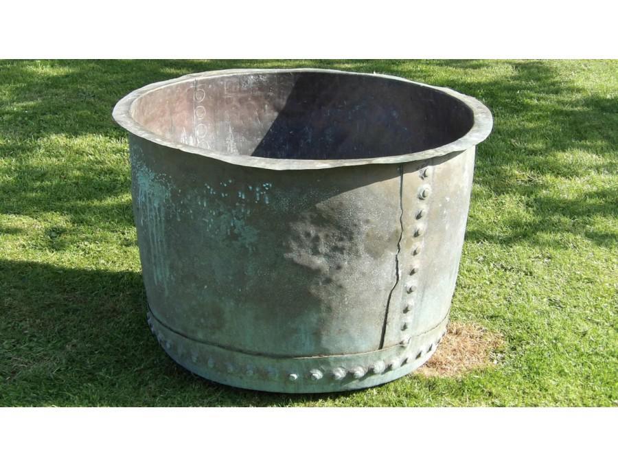 Large Copper Planter