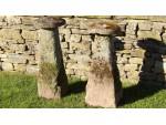 Two Old Staddle Stones