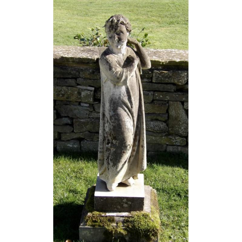 Antique Stone Garden Figure