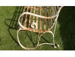 Vintage Wrought-Iron Bench