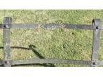 Vintage Wrought-Iron Bench