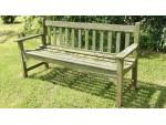 Weathered Teak Garden Bench