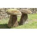 Pair of Old Staddle Stones
