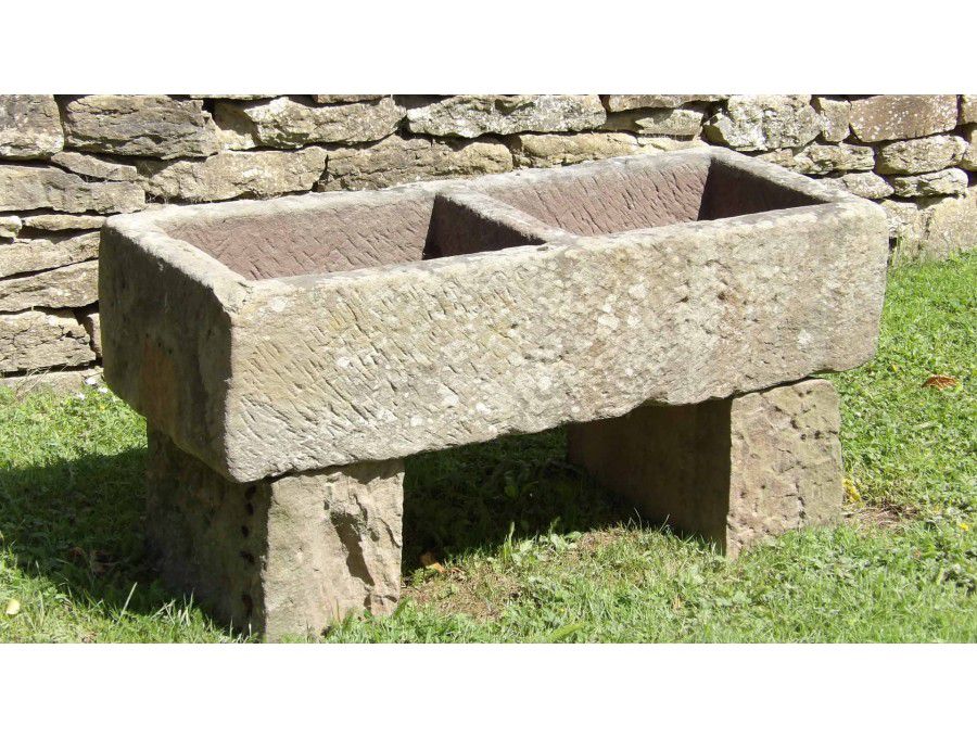 Old Stone Double Trough