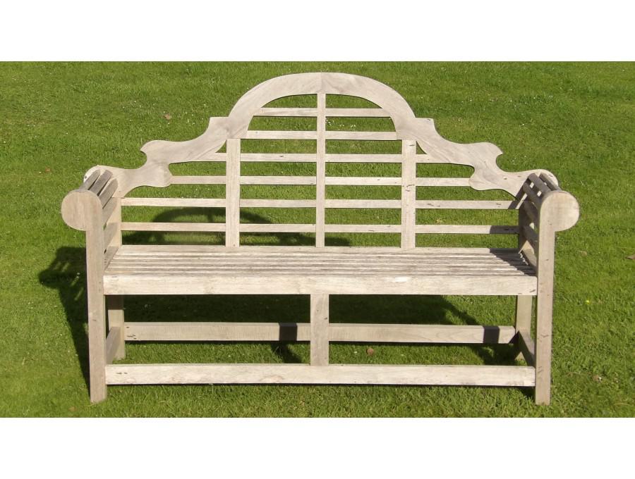 Weathered Lutyens Style Bench
