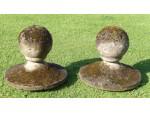 Pair Of Old Finials