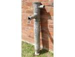 An antique lead pump