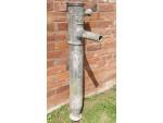 An antique lead pump