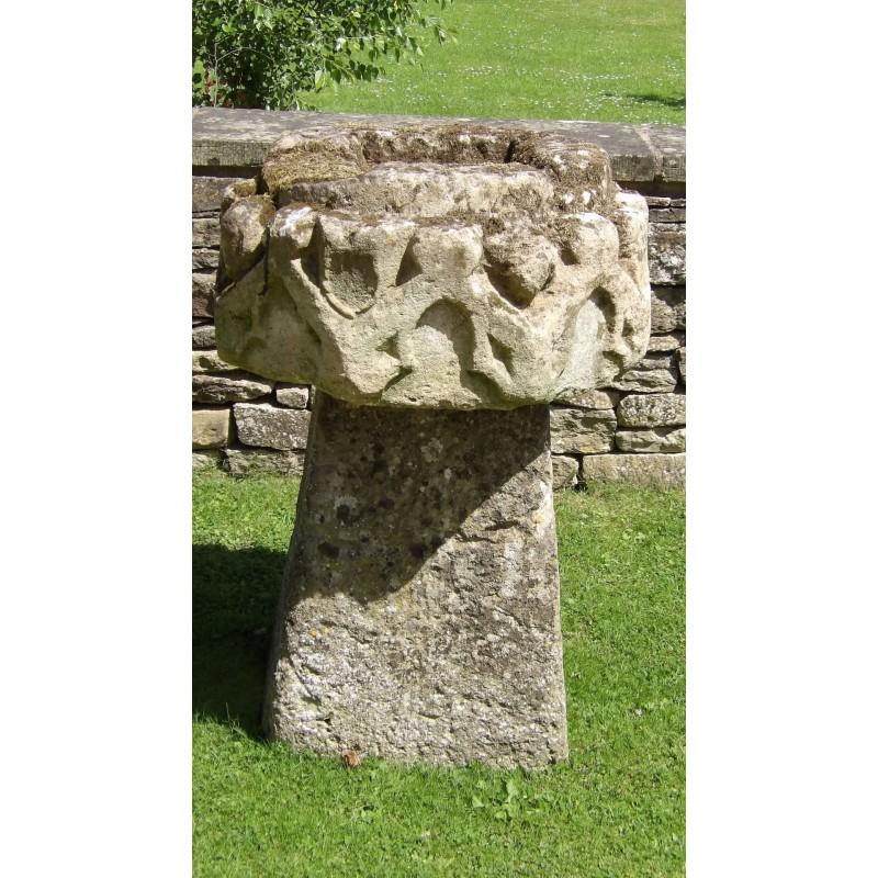 Old Salvaged Stone Feature