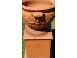 Vintage Terracotta Urn on Plinth