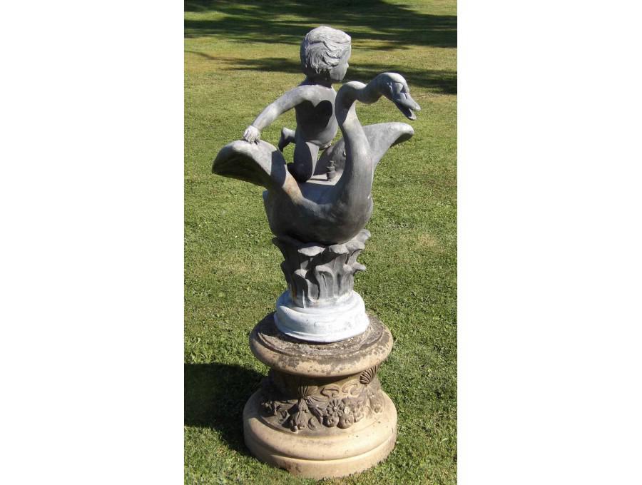 D. Welch Swan Fountain
