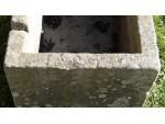 Old rectangular stone trough