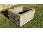 Old rectangular stone trough