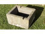Old rectangular stone trough