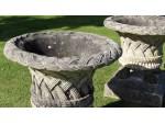 Pair of large garden planters