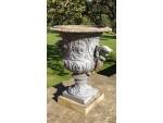 Antique cast-iron urn
