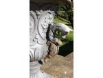 Antique cast-iron urn
