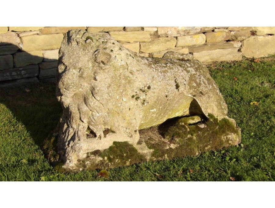 Antique Stone Lion