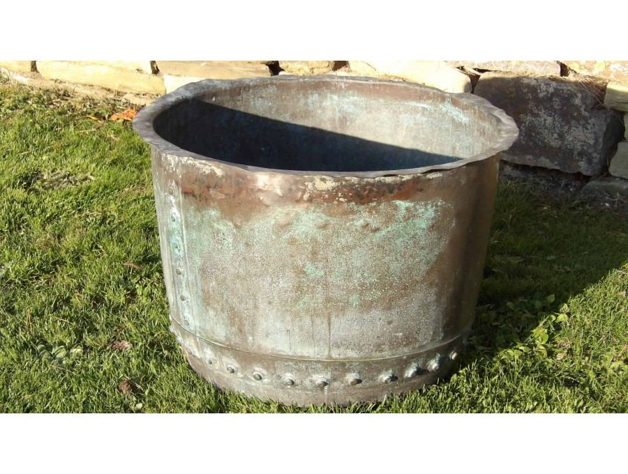 Antique Copper Planter