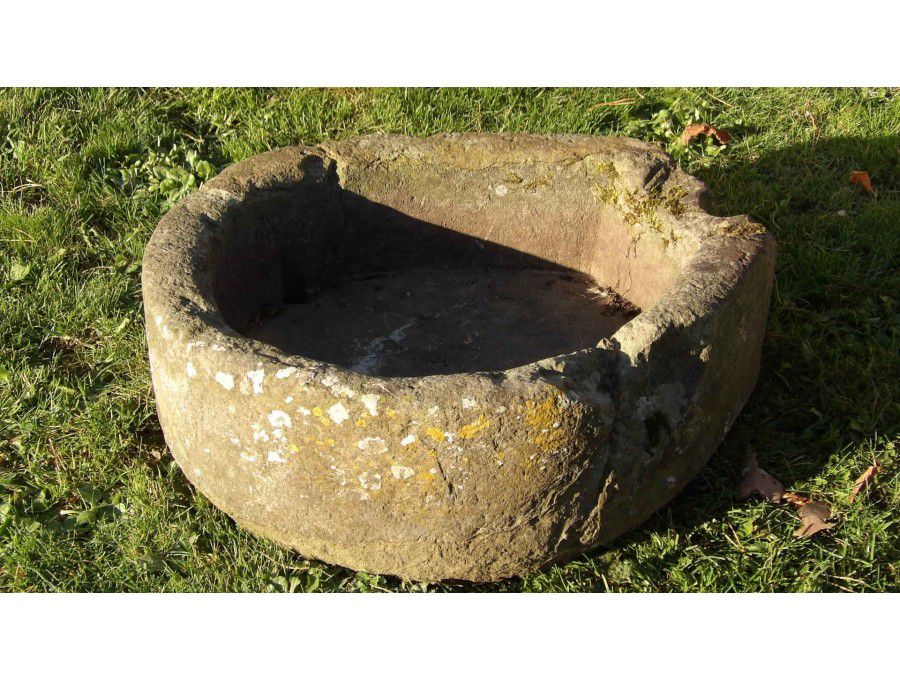 Old Horseshoe Stone Trough