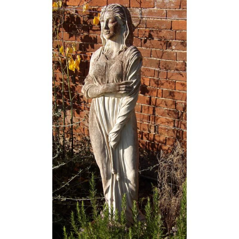 Weathered Garden Statue