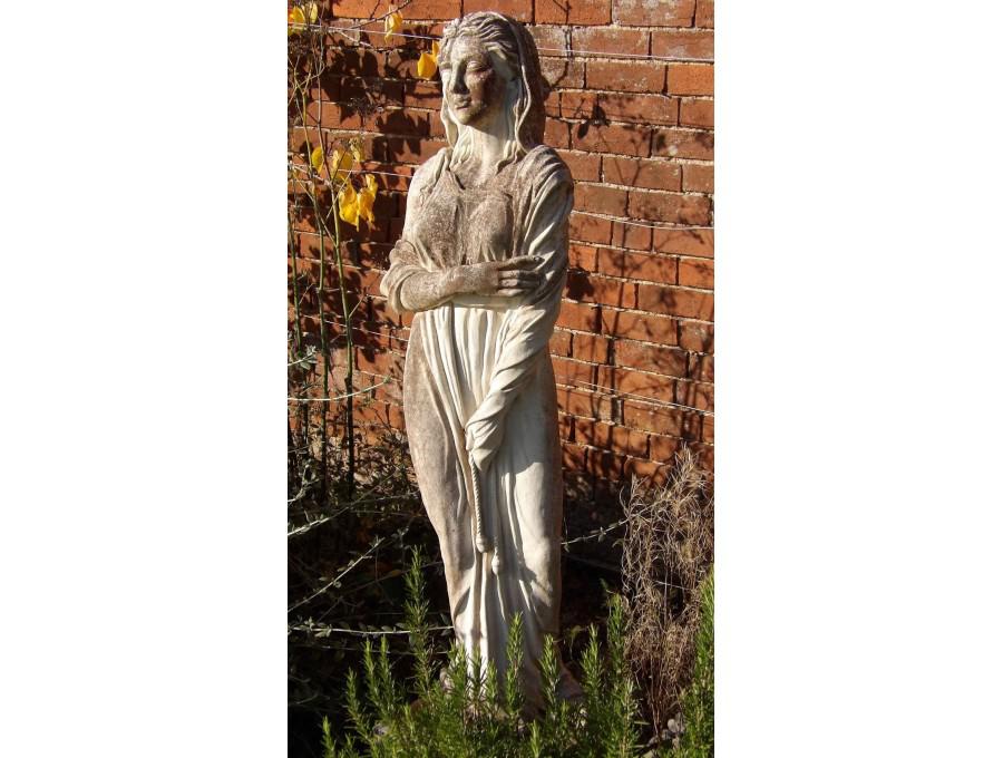 Weathered Garden Statue