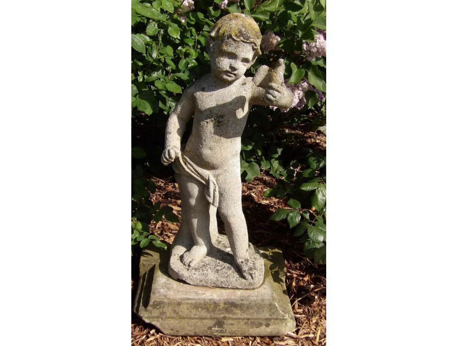 Antique Garden Figure of a Boy