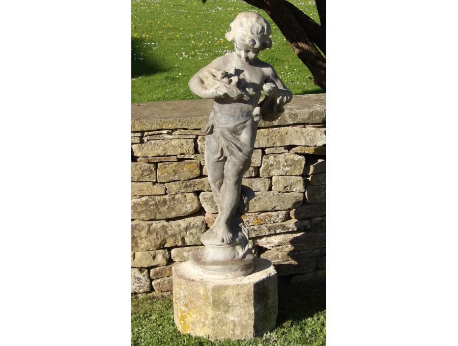 Vintage Lead Garden Statue