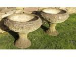 Pair of Vintage Garden Urns