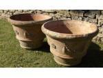 A Pair of Vintage Terracotta Planters