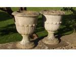 Pair of Vintage Garden Urns