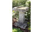 Antique Limestone Birdbath