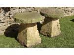 Pair of Antique Staddle Stones