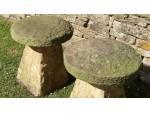 Pair of Antique Staddle Stones