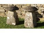 Two Antique Staddlestones