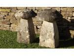 Two Antique Staddle Stones
