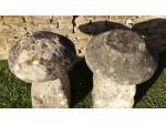 Two Antique Staddle Stones