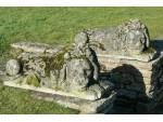 Pair Stone Lions