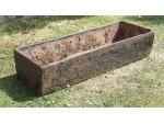 Side view of iron trough 