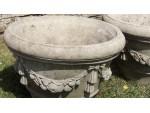 Pair of Weathered Garden Planters