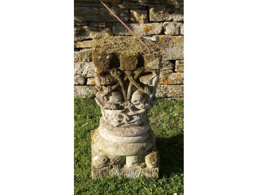Weathered Garden Sundial